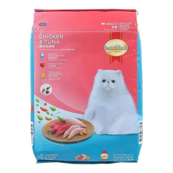 SmartHeart Dry Cat Food Adult Chicken and Tuna