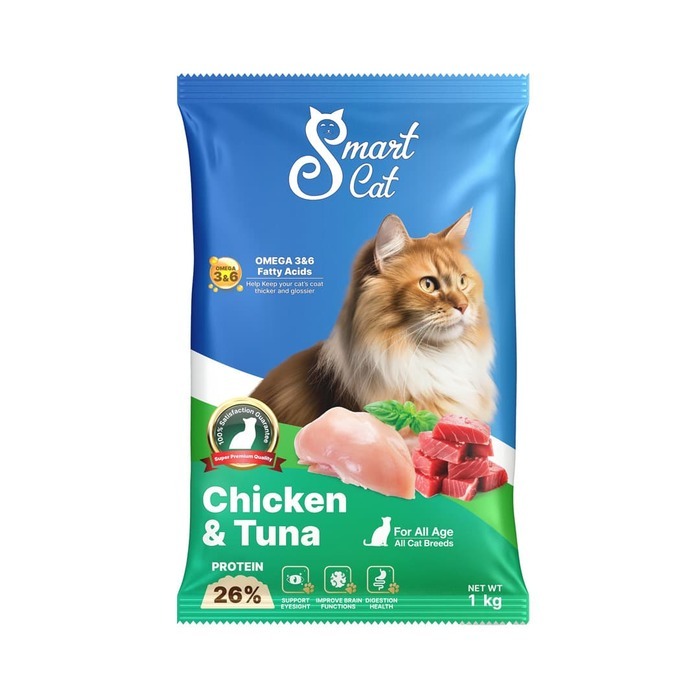 Smart Cat Food Chicken & Tuna Flavour 