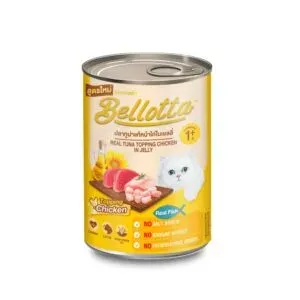 Bellotta Canned Cat Food Real Tuna & Chicken In Jelly 400gm