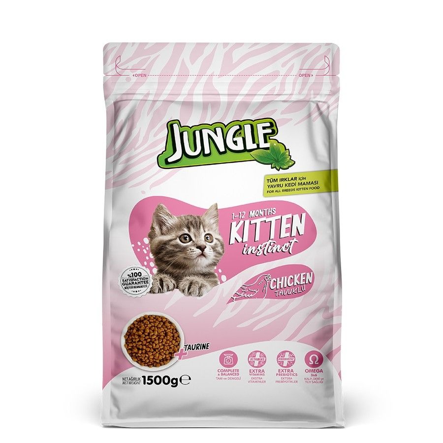 Jungle Junior Kitten Cat Food 1.5 Kg Chicken (2-12 month)