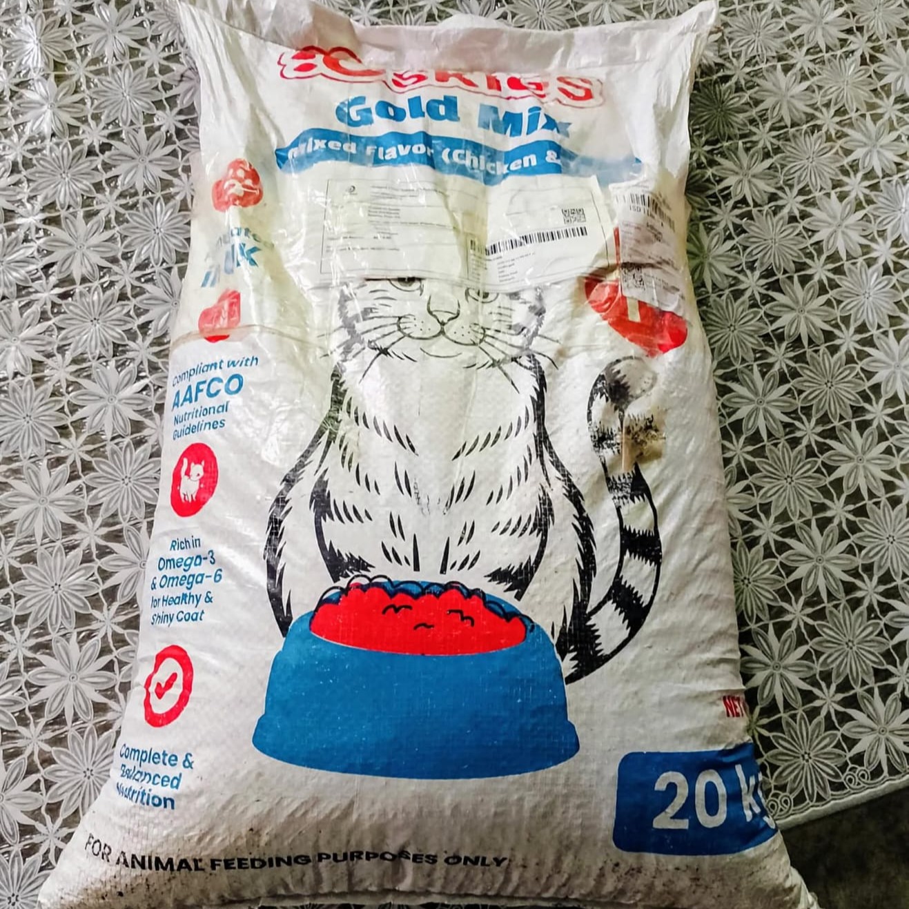 Oskies cat food Chicken & Tuna 20Kg